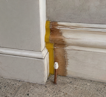 Skirting board painting and repair in a Milton Keynes home