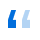 Quotation mark icon